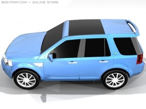 land rover freelander 2 2011 3D Model