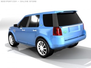 land rover freelander 2 2011 3D Model