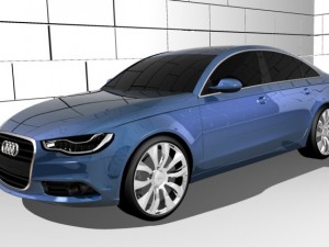 audi a6 2012 3D Модель