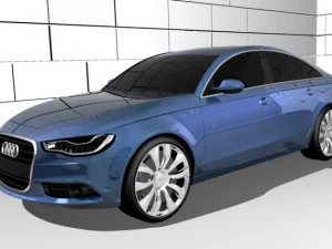 audi a6 2012 3D Model