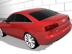 audi a6 2012 3D Модель