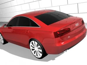 audi a6 2012 3D Model