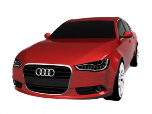 audi a6 2012 3D Model