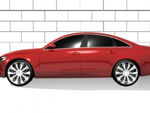 audi a6 2012 3D Model