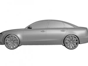 audi a6 2012 3D Model
