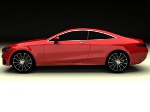 mercedesbenzs class coupe 2015 3D 模型