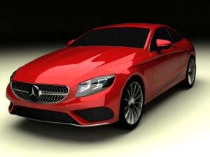 mercedesbenzs class coupe 2015 3D 模型