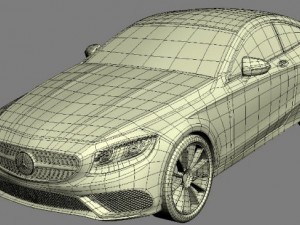 mercedesbenzs class coupe 2015 3D 模型
