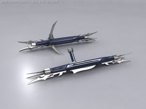 ryujin tonfas 3D मॉडल