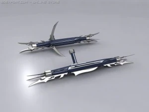 ryujin tonfa Modello 3D