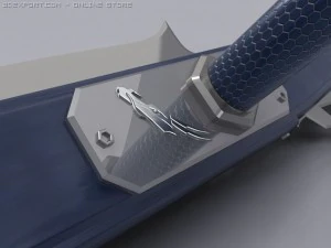 ryujin tonfa Modello 3D