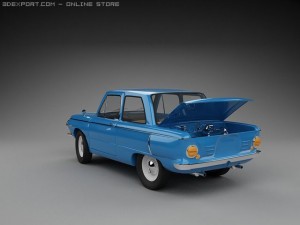 zaz 968 3D Model
