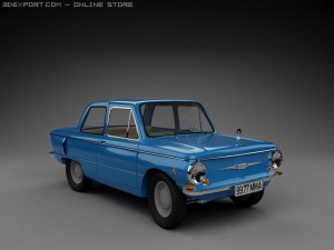 zaz 968 3D Model