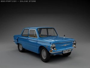 zaz 968 3D Model