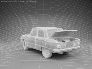 zaz 968 3D Model