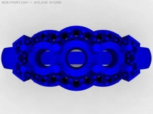 3stone ring 3D Model