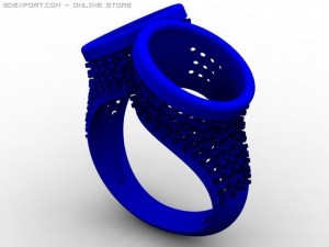 fancy ring Modello 3D