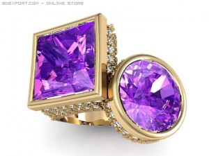 fancy ring 3Dモデル