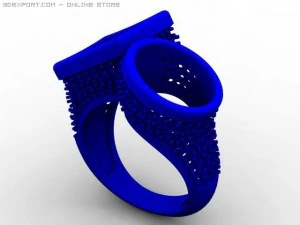 anel chique Modelo 3D