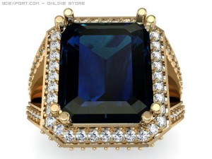 fancy ring 3D-Modell