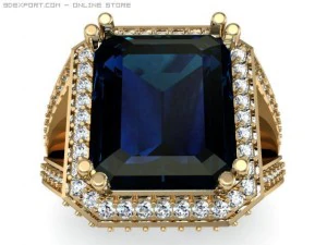 необычное кольцо 3D Модель