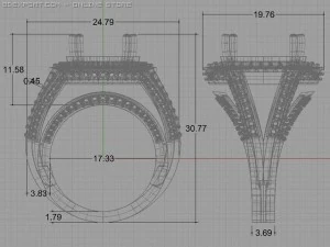 fancy ring 3D Model