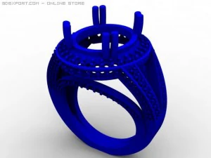 fancy ring 3D Model