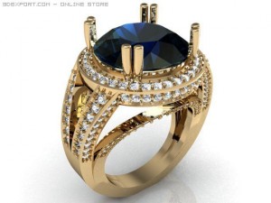 fancy ring 3D Model