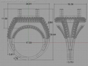 fancy ring 3D Model