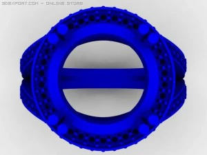 fancy ring 3D Model
