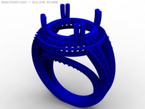fancy ring 3D Model