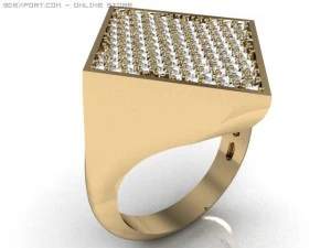 engagement ring 3D Model