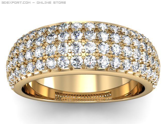 wedding ring 3D-Modell .c4d .max .obj .3ds .fbx .stl .blend 