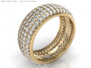 eternity ring Model 3D