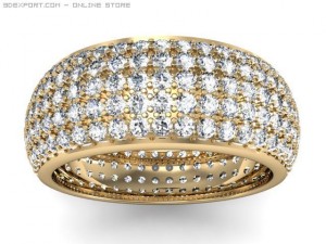 eternity ring Model 3D