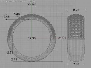 wedding ring Modelo 3D
