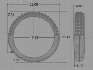 wedding ring Modèle 3D
