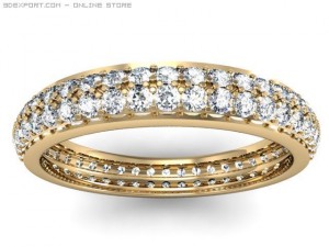 eternity ring Model 3D