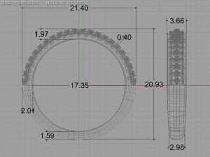 wedding ring Model 3D
