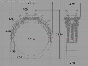 engagement ring 3D 模型