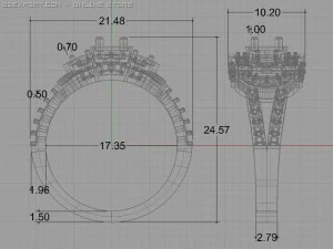 engagement ring 3D Model