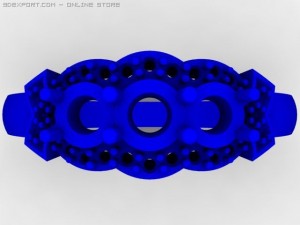 engagement ring Model 3D