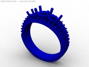 engagement ring Modelo 3D