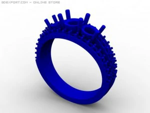 engagement ring 3D Model