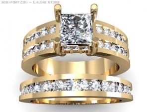 wedding ring 3D मॉडल
