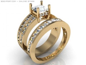 wedding ring Modèle 3D