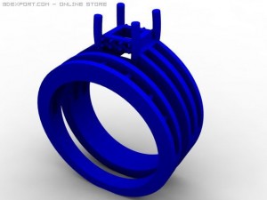 wedding ring Modèle 3D