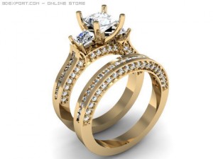 wedding ring 3D 模型