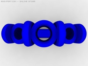 3stone ring 3D 模型