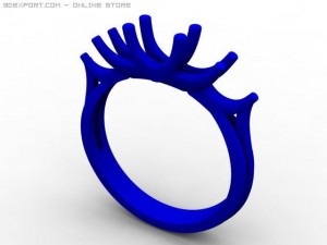 engagement ring Modèle 3D
